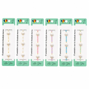 Set 12 Brățări Reglabile cu Pandantive Scoici Perlate – Brățări Elegante de Vară