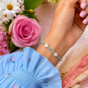 Set 12 Brățări Reglabile cu Pandantive Trifoi – Brățări Elegante cu Cristale - Img 3
