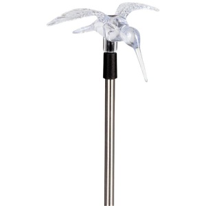 Set 2 Lampi Solare Gradina Colibri LED Multicolor, Iluminare Automata, Decor Exterior - Img 2