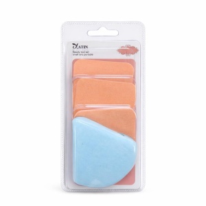 Set de buretei cosmetici pentru machiaj, 4 bucati, aplicare uniforma fond de ten si produse make-up