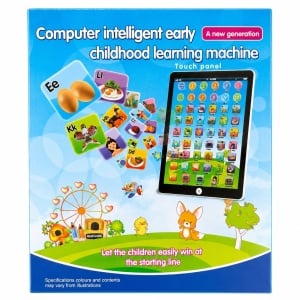 Tabletă Educativă Interactivă pentru Copii – Jucărie de Învățare cu Ecran Tactil, Litere, Cifre, Cuvinte