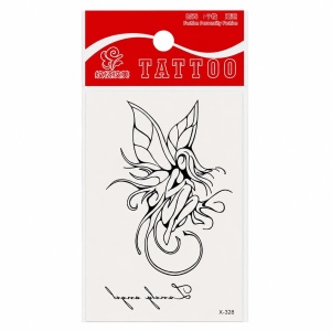 Tatuaj Temporar Semipermanent Zână Fantasy 10 cm – Fairy Magic cu Aripi Elegante
