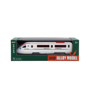 Tren Jucarie Metalic Die-Cast High Speed Rosu , Scara Model XLC Business Geat 3+