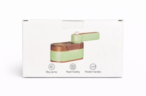 Aparat de calcat cu abur 2 in 1, vertical si orizontal, alimentare la priza, incalzire rapida, verde - Img 2