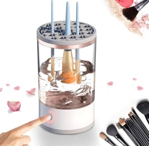 Aparat electric curatare pensule machiaj USB, dispozitiv automat pentru pensule makeup - Img 4