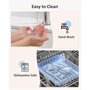 Aspirator nazal pentru bebeluși, plastic, model compact și eficient, culoare roz - Img 5