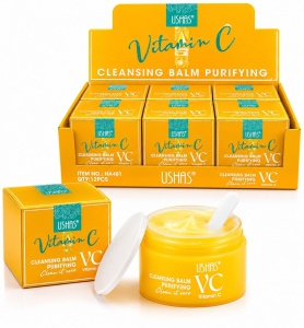 Balsam Demachiant cu Vitamina C Ushas Cleansing Balm Purifying – Curățare Profundă
