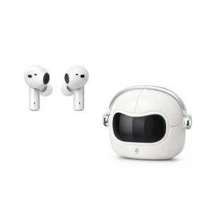 Căști wireless Hongyu T40 TWS Bluetooth design astronaut, albe