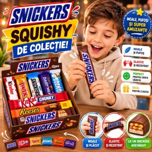 Jucărie Antistres Squishy Baton de Ciocolată, Model Aleatoriu, Super Moale și Elastică,