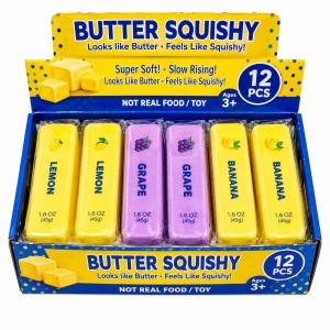 Jucărie Antistres Squishy Butter cu Fructe, 13 cm, Model Aleatoriu, Super Moale, Slow Rising - Img 2