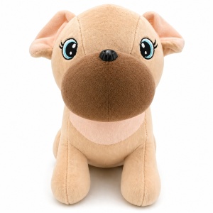 Jucărie de pluș cățeluș bej 30 cm – design adorabil