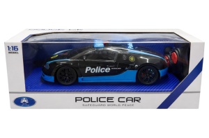 Mașină de Poliție cu Telecomandă, 3.7V, Plastic, Funcții Complete, Dimensiuni 33x13x15.5 cm - Img 2