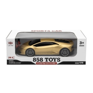 Masina Sport Radio Control R C Lamborghini Huracan STO Auriu , Jucarie Copii 3+ Scara 1:16 - Img 2