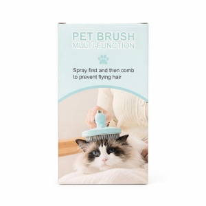 Perie pentru animale cu spray integrat, multifunctionala, pentru ingrijire blana pisici si caini - Img 2