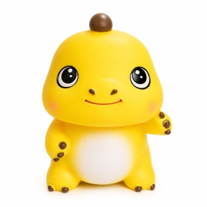 Pușculiță dinozaur galben 20 cm – cutie economii cu capac inferior, design simpatic - Img 2