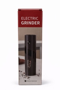 Râșniță electrică Nicky Homeware pentru bucătărie, plastic, negru elegant - Img 3