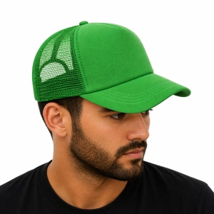 Sapca verde reglabila unisex, stil casual - Img 3