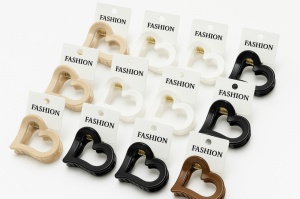 Set 12 Cleme Par 7cm Inima , Accesorii Matte Elegante pentru Coafuri - Img 2