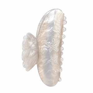 Set 12 Clești de Păr 9 cm – Clame Elegante cu Stea de Mare - Img 2