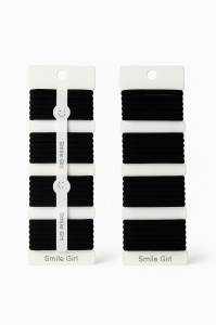 Set 12 elastice par nud, rezistente, 6 elastice pe card, pentru uz zilnic - Img 2