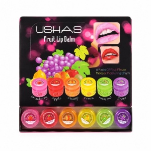 Set 36 Balsam de Buze cu Arome Fructate USHAS – Hidratare Intensă, 6 Arome Delicioase