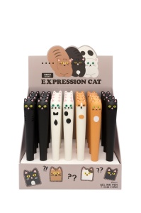 Set 40 pixuri Expression Cat , Pix gel cu pisici 3D, model adorabil, display premium - Img 2