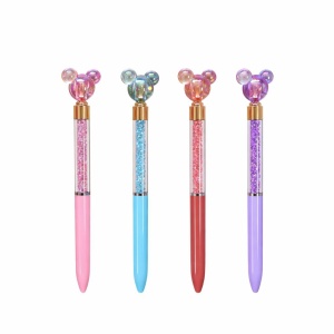 Set 48 cristale și cap figurină tip urs, design colorat, stil elegant, diverse culori