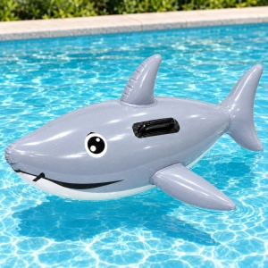 Colac Gonflabil Rechin 134 cm – cu Mânere, pentru Piscină și Plajă - Img 4