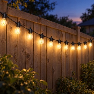 Ghirlandă exterior interconectabilă, 10 m, 10 becuri LED de 10 cm, lumină caldă - Img 7