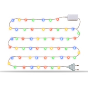 Instalație LED tip liniar din sarma siliconata, 300 LED multicolor, 30 m - Img 3