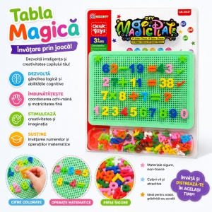 Joc Educativ Copii cu Cifre și Pioni – Tablă Verde Interactivă pentru Învățare - Img 2