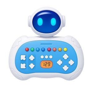 Joc Interactiv Robot pentru Copii, Lumini si Sunete, Butoane Colorate, Distractiv si Educativ