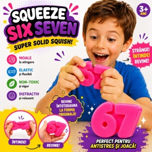 Jucărie Antistres Squishy 67, Elastică și Flexibilă, Culoare Aleatorie, pentru Copii și Adulți - Img 2