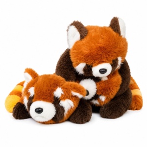 Jucărie de Plus Panda Rosu , 35cm Moale și Pufoasă pentru Copii Cadoul Perfect