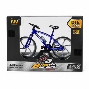 Machetă Bicicletă Die-Cast 1:8 din Metal cu Roți Funcționale și Șa Reglabilă, culoare aleatorie