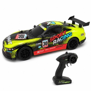 Mașină de curse cu telecomandă, frecvență 2,4G, funcție drift, baterie 3,7V, 23x21x11 cm - Img 5
