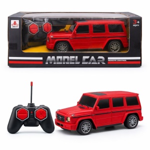 Masinuta cu telecomanda SUV rosu, functii complete de miscare, 27 cm - Img 2