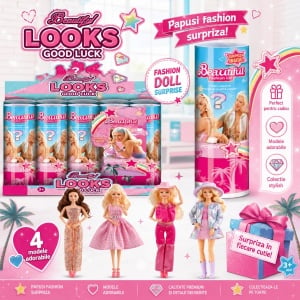 Papusa Fashion Surpriza in Cutie, 4 Modele Adorabile, 3+ Ani