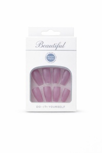 Set 12 perechi unghii false Press-On Beautiful, Quick Press, DIY Manicure - Img 2