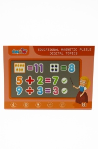 Set Magnetic Educativ cu Puzzle Matematic si Tablita de Scris , Digital Topics, 22.5x16.5cm