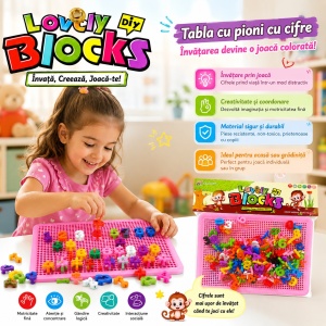 Tabla Roz cu Cifre pentru Copii – Joc Educativ pentru Învățarea Numerelor - Img 2