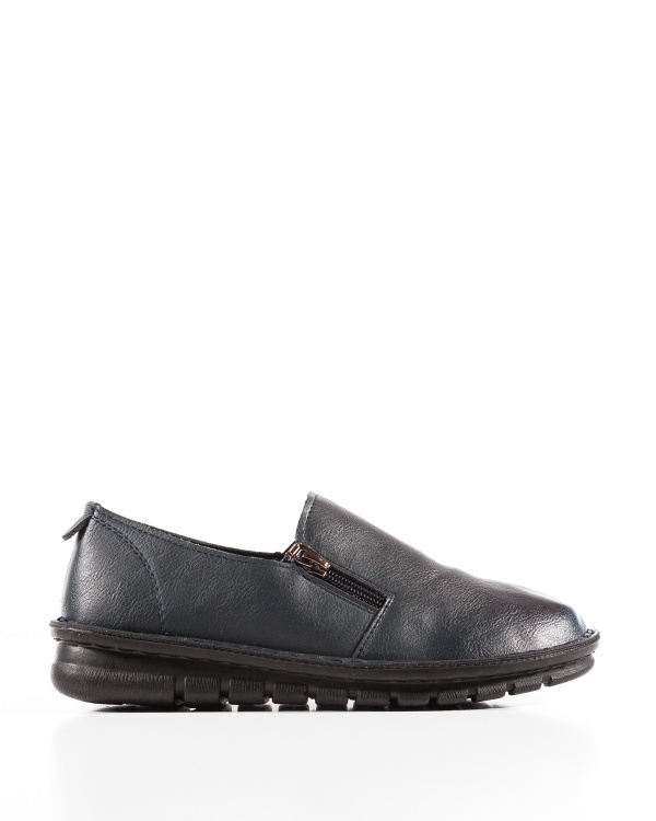 Pantofi dama bleumarin din Piele Ecologica Uaoo - Img 4