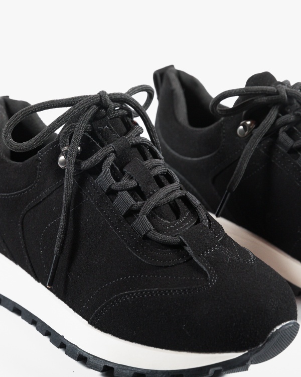 Sneakers dama Negri din intorsa Ecologica Pkki - Img 5