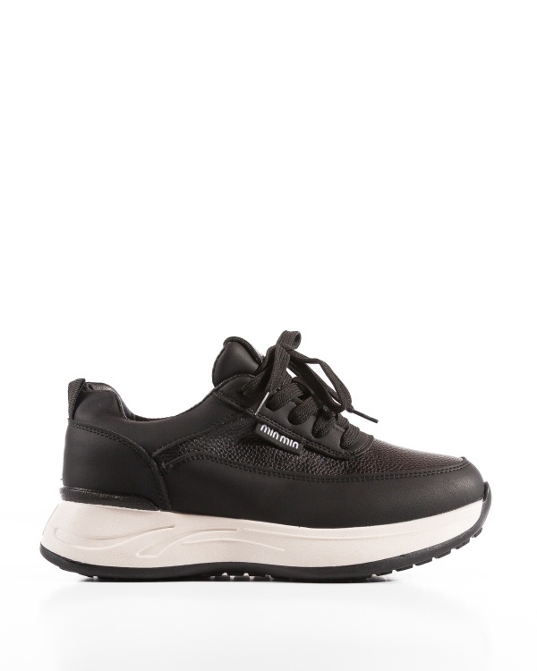 Sneakers dama Negri din Piele Ecologica Picuu - Img 3