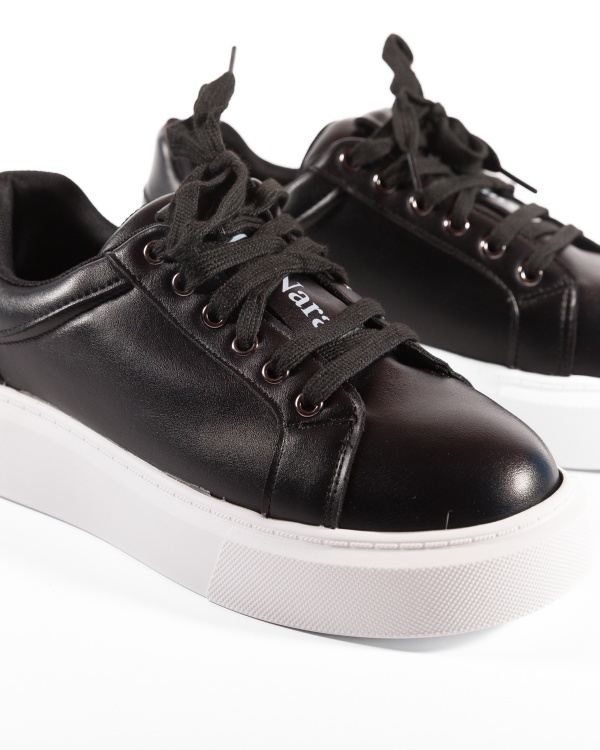 Sneakers dama Negri din Piele Ecologica Picu - Img 6