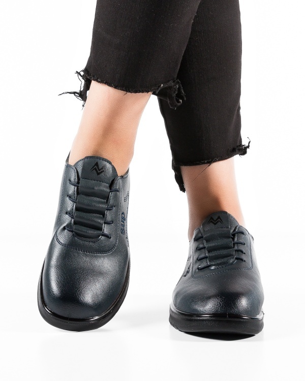 Pantofi dama Bleumarin din Piele Ecologica Mama - Img 3