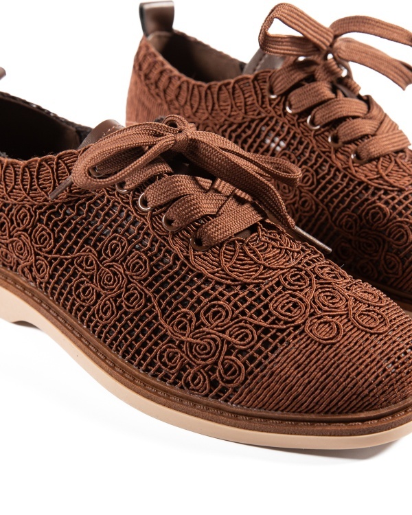 Pantofi dama Maro din Material texil dantelat Ecologic Van - Img 6
