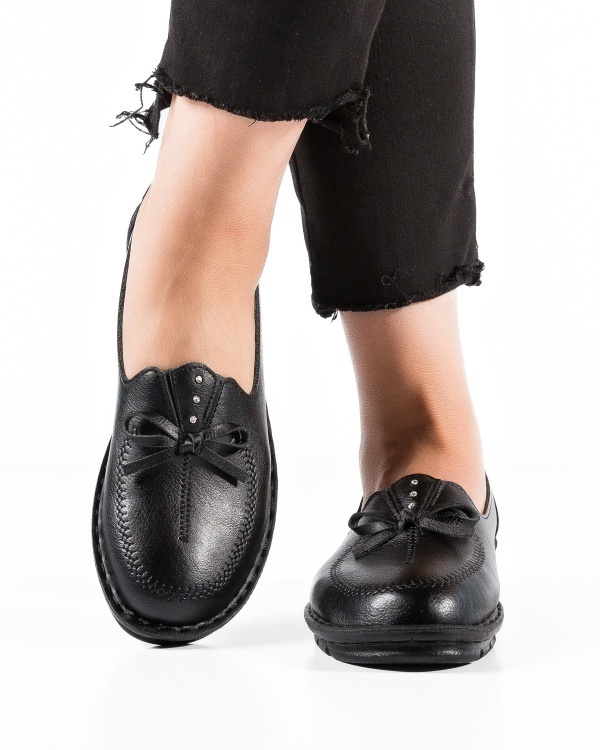 Pantofi dama Negri din Piele Ecologica Miun - Img 3