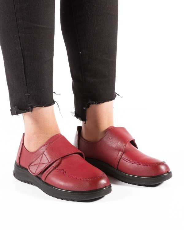 Pantofi dama Rosu din Piele Ecologica Uxin - Img 2