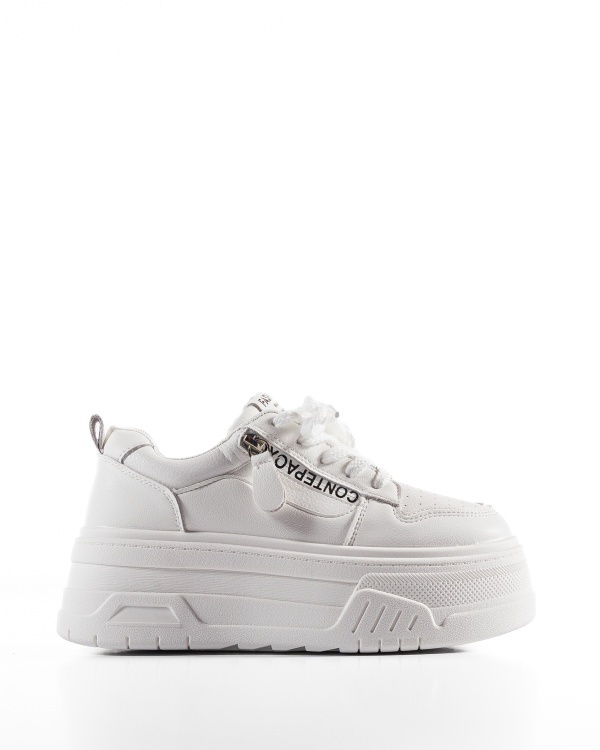 Sneakers dama cu platforma Albi din Piele Ecologica Paca - Img 5